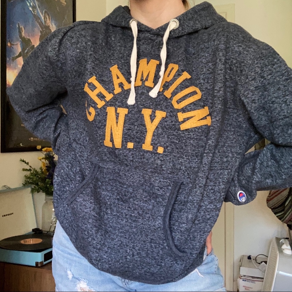 Navy Champion Hoodie